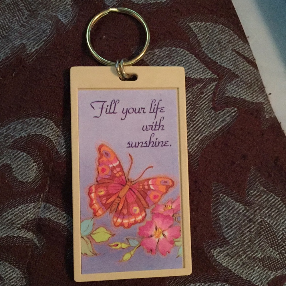 Plastic Keychain B of A made in USA